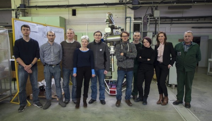 współtwórcy akceleratora IntraLine (foto: Grzegorz Krzyżewski / NCBJ)