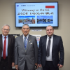 Spotkanie z burmistrzem Ōarai panem Takaaki Kotani oraz z prezesem CTC panem Toshikazu Hosoda delegacji NCBJ: J. Jaroszewicz i M. Migdal (reaktor MARIA)
