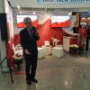 Andrzej Piotrowski, podsekretarz stanu ME na wystawie POLSKA Safe and Innovative, w przygotowaniu której uczestniczyło NCBJ. fot PAA