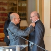 Professor Jacek Jagielski awarded by the Ambassador of the French Republic to the officer's order of the Palm Academies (photo: Embassy of the French Republic in Warsaw)