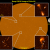 Zdjęcie przedstawia najgłębszy obraz LOFAR-a, jaki kiedykolwiek wykonano, w rejonie nieba zwanym "Elais-N1".