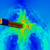 Example of flow simulation visualization (photo NRG)