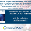 Artykuł dr Przemysława Jóźwika wybrany jako 2022 PCCP HOT Article
