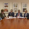Signing the agreement on IChTJ and NCBJ PhD school (foto: Marek Pawłowski / NCBJ)