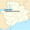 Location of the Zaporoże nuclear power plant (map after Wikipedia)
