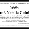 Prof. dr hab. Natalia Golnik